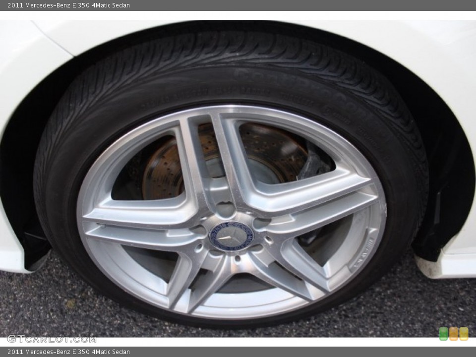 2011 Mercedes-Benz E 350 4Matic Sedan Wheel and Tire Photo #73699822