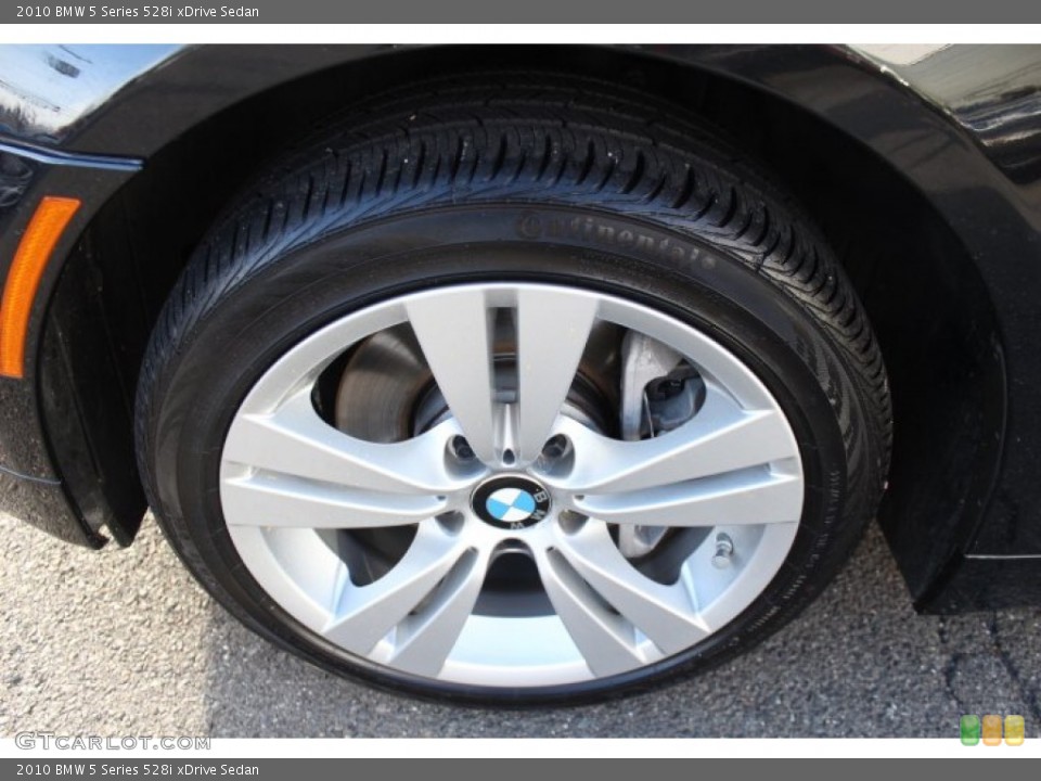 2010 BMW 5 Series 528i xDrive Sedan Wheel and Tire Photo #73702587
