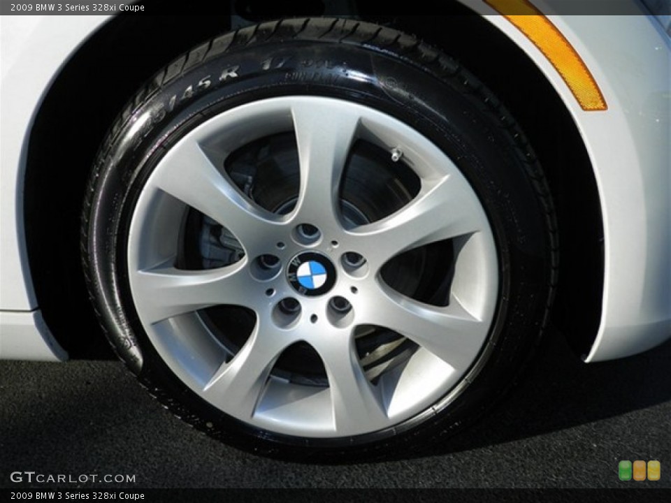 2009 BMW 3 Series 328xi Coupe Wheel and Tire Photo #73704939
