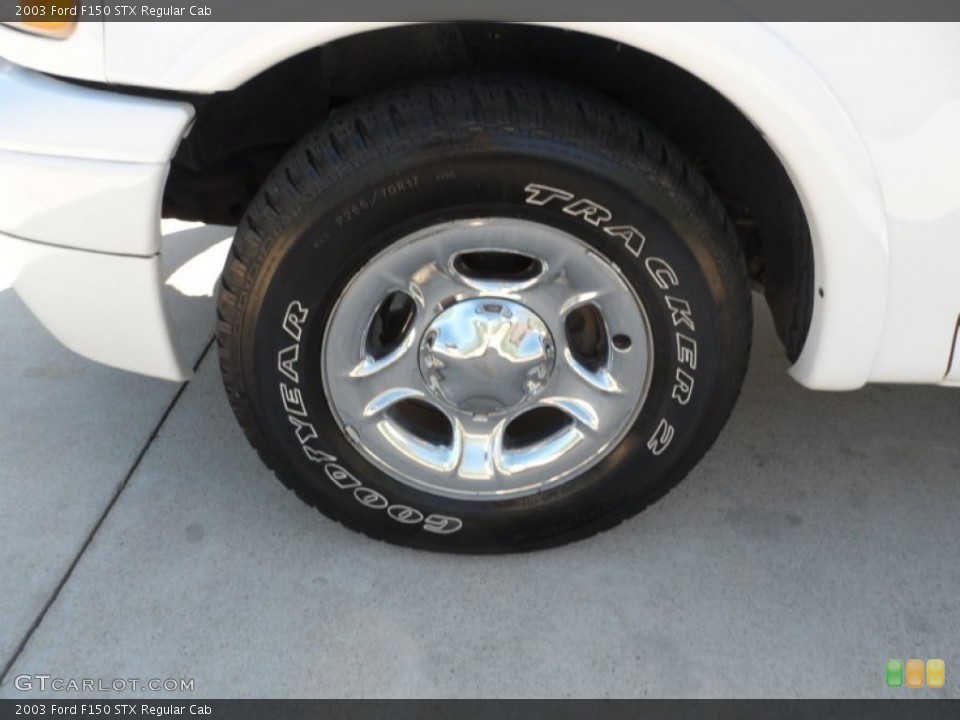 2003 Ford F150 STX Regular Cab Wheel and Tire Photo #73710716