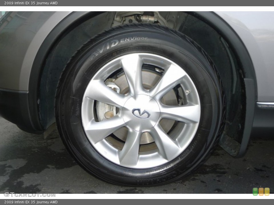 2009 Infiniti EX 35 Journey AWD Wheel and Tire Photo #73712117