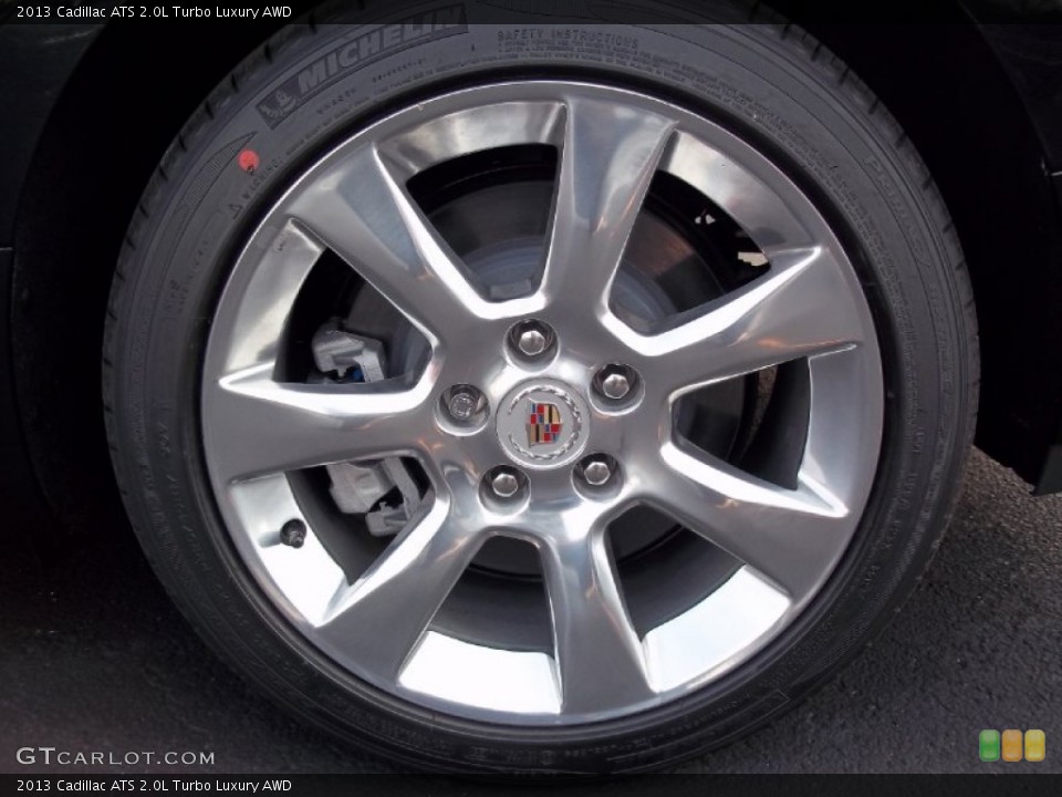 2013 Cadillac ATS 2.0L Turbo Luxury AWD Wheel and Tire Photo #73716877