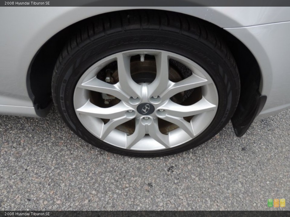 2008 Hyundai Tiburon SE Wheel and Tire Photo #73718600