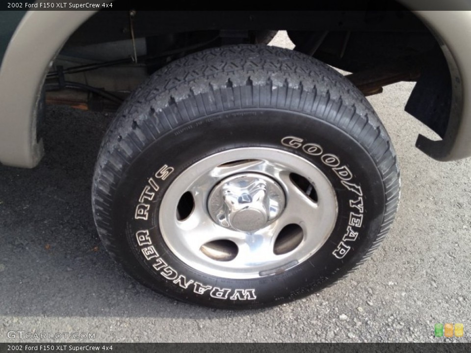 2002 Ford F150 XLT SuperCrew 4x4 Wheel and Tire Photo #73722998