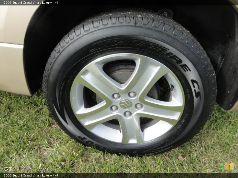2006 Suzuki Grand Vitara Luxury 4x4 Wheel and Tire Photo #73728513