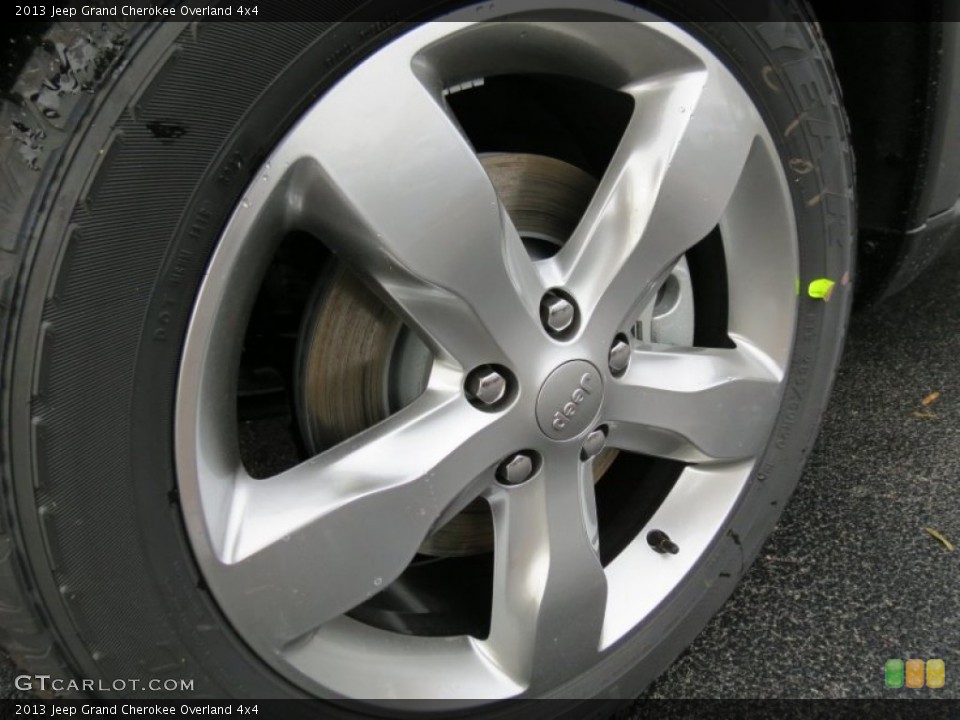 2013 Jeep Grand Cherokee Overland 4x4 Wheel and Tire Photo #73734120