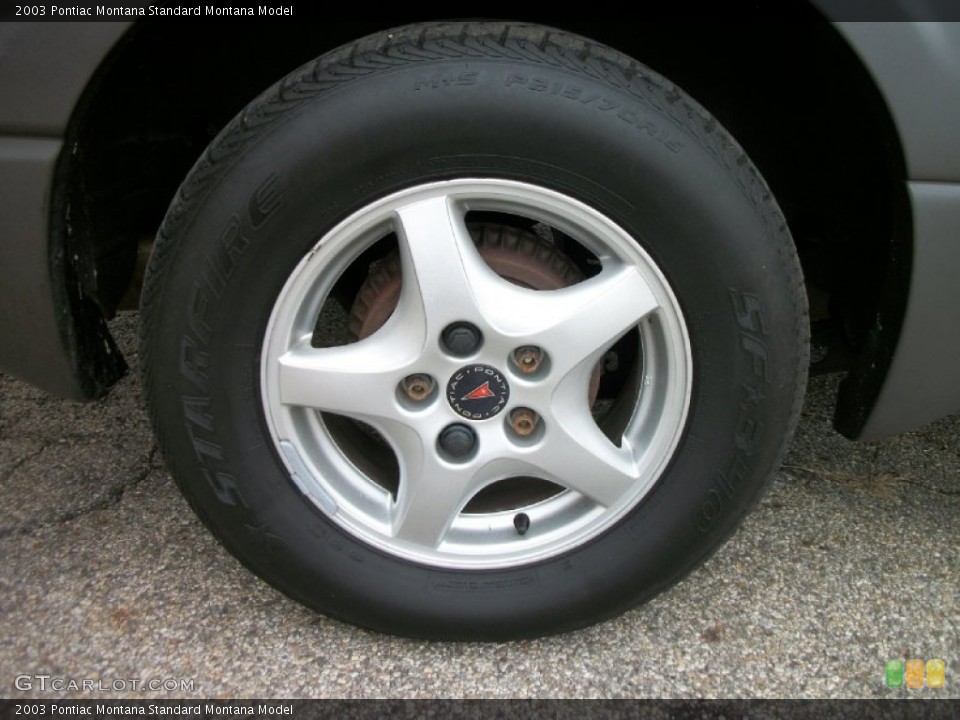 2003 Pontiac Montana  Wheel and Tire Photo #73751398