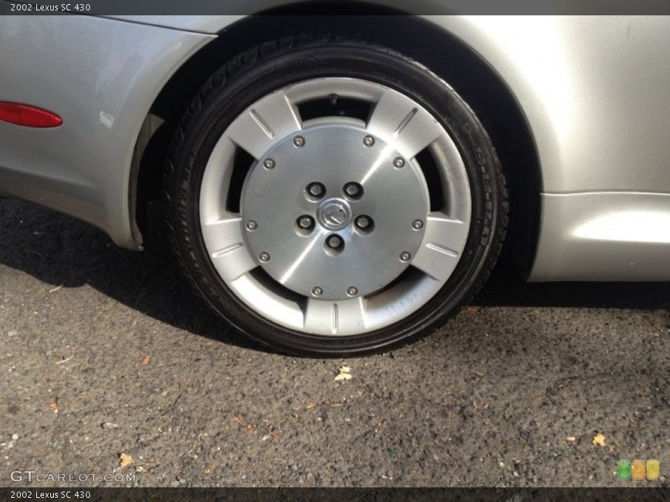 2002 Lexus SC 430 Wheel and Tire Photo #73759430