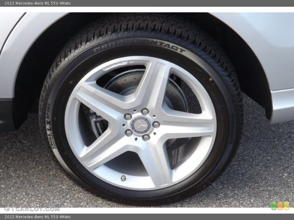 2013 Mercedes-Benz ML 550 4Matic Wheel and Tire Photo #73763108