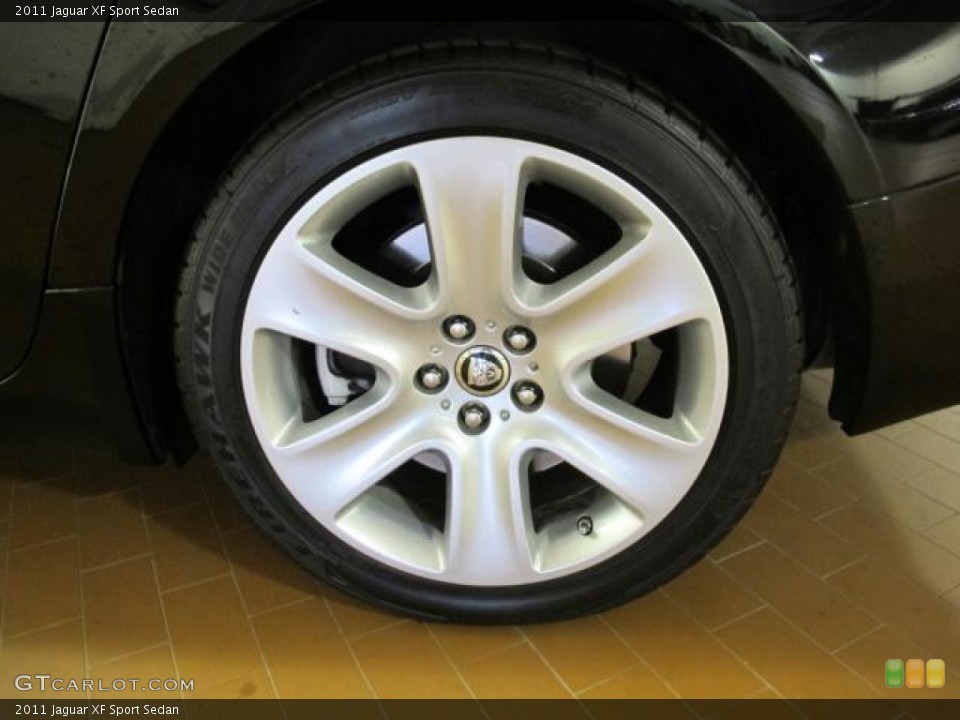 2011 Jaguar XF Sport Sedan Wheel and Tire Photo #73764256