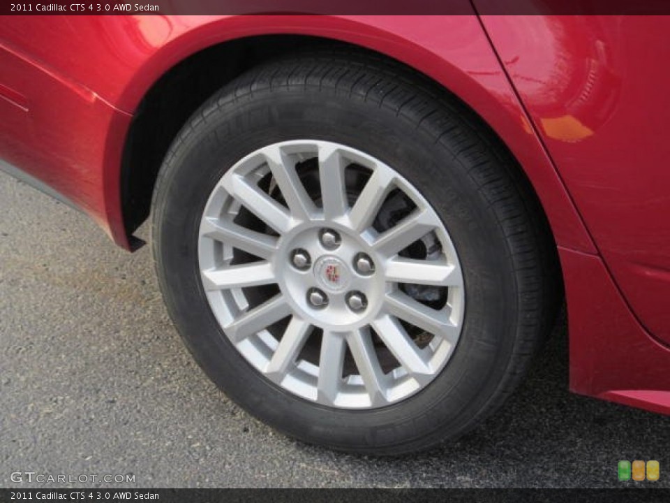 2011 Cadillac CTS 4 3.0 AWD Sedan Wheel and Tire Photo #73772051