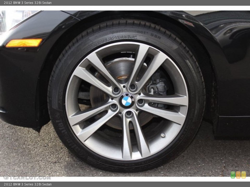 2012 BMW 3 Series 328i Sedan Wheel and Tire Photo #73778336