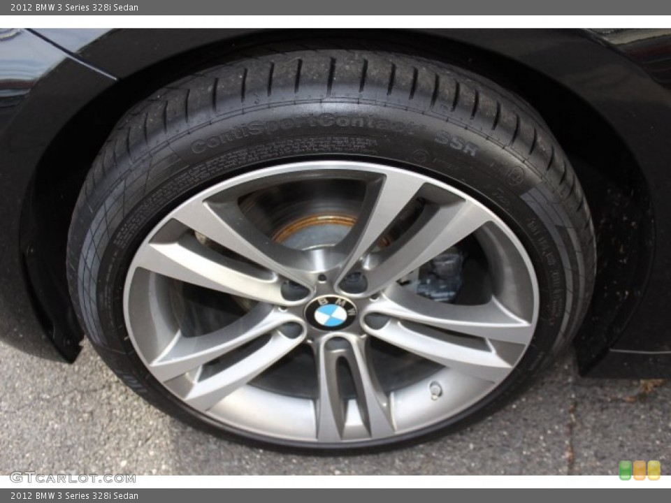 2012 BMW 3 Series 328i Sedan Wheel and Tire Photo #73778351