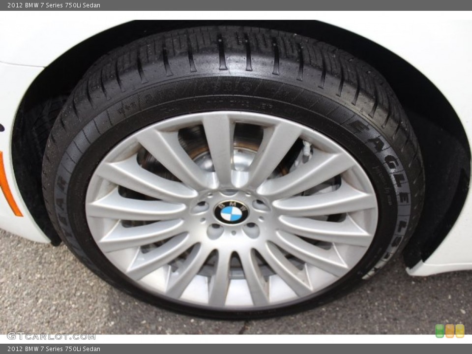 2012 BMW 7 Series 750Li Sedan Wheel and Tire Photo #73778864