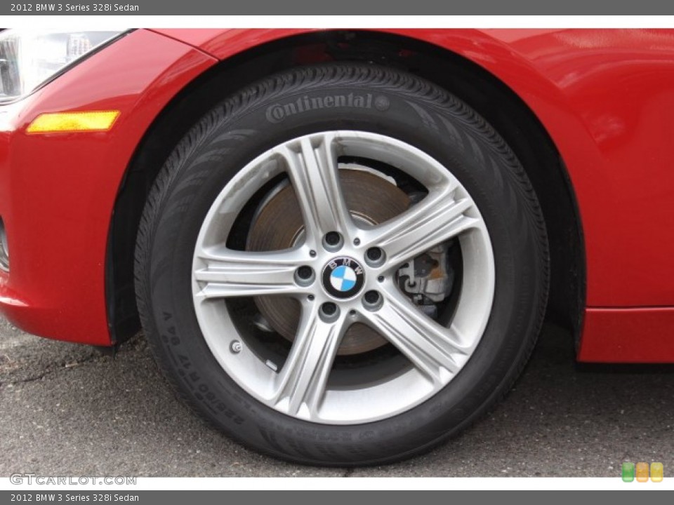 2012 BMW 3 Series 328i Sedan Wheel and Tire Photo #73782653