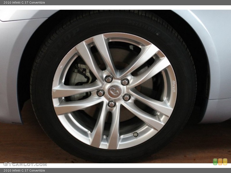 2010 Infiniti G 37 Convertible Wheel and Tire Photo #73784846