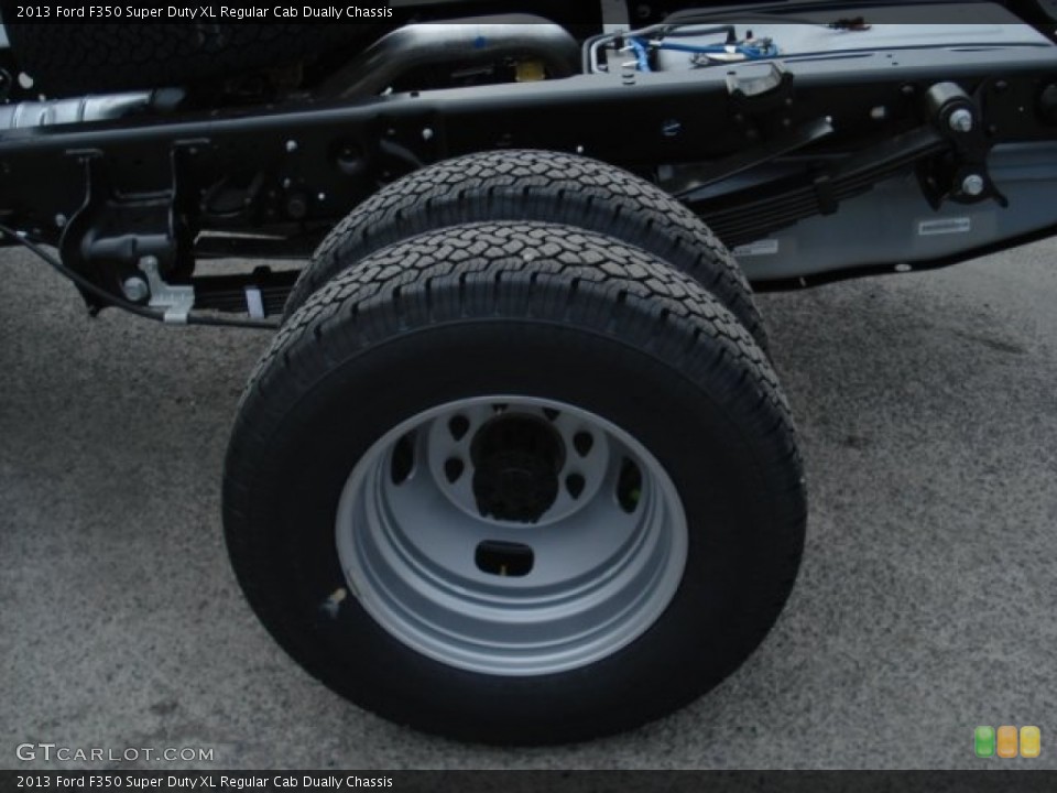 2013 Ford F350 Super Duty XL Regular Cab Dually Chassis Wheel and Tire Photo #73787927