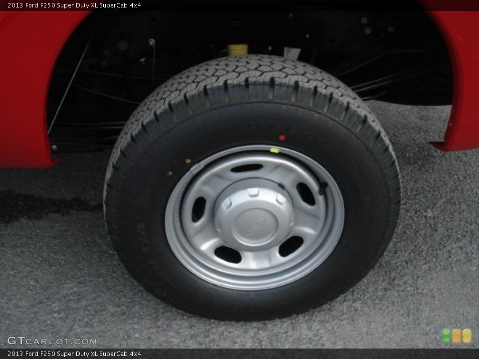2013 Ford F250 Super Duty XL SuperCab 4x4 Wheel and Tire Photo #73788242