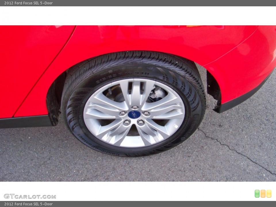2012 Ford Focus SEL 5-Door Wheel and Tire Photo #73788542