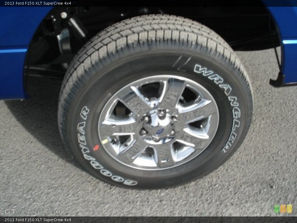 2013 Ford F150 XLT SuperCrew 4x4 Wheel and Tire Photo #73790355