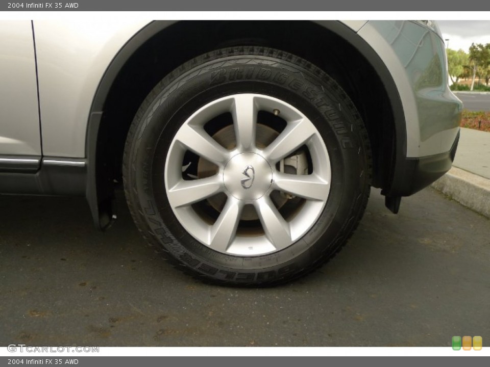 2004 Infiniti FX 35 AWD Wheel and Tire Photo #73792859