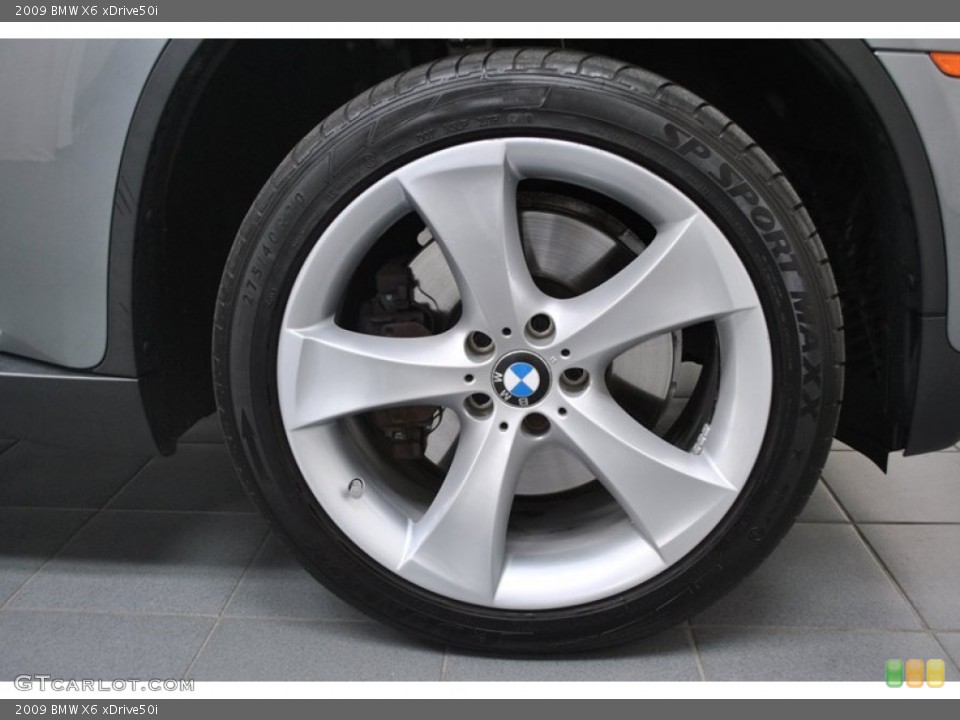 2009 BMW X6 xDrive50i Wheel and Tire Photo #73795988