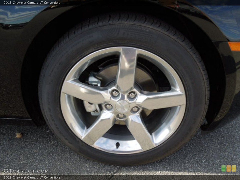 2013 Chevrolet Camaro LT Convertible Wheel and Tire Photo #73802138