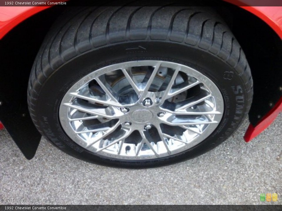 1992 Chevrolet Corvette Custom Wheel and Tire Photo #73811270