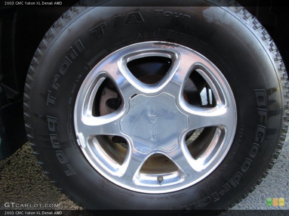 2003 GMC Yukon XL Denali AWD Wheel and Tire Photo #73812416