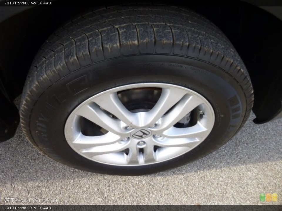 2010 Honda CR-V EX AWD Wheel and Tire Photo #73812956