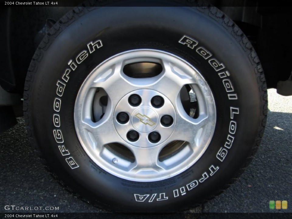 2004 Chevrolet Tahoe LT 4x4 Wheel and Tire Photo #73813100