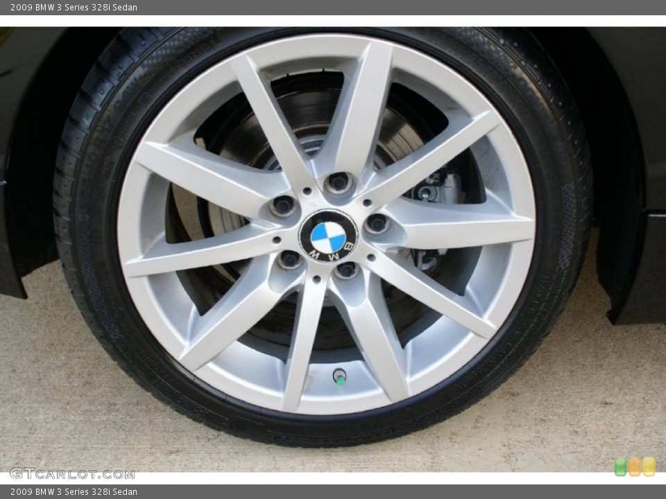 2009 BMW 3 Series 328i Sedan Wheel and Tire Photo #73814912