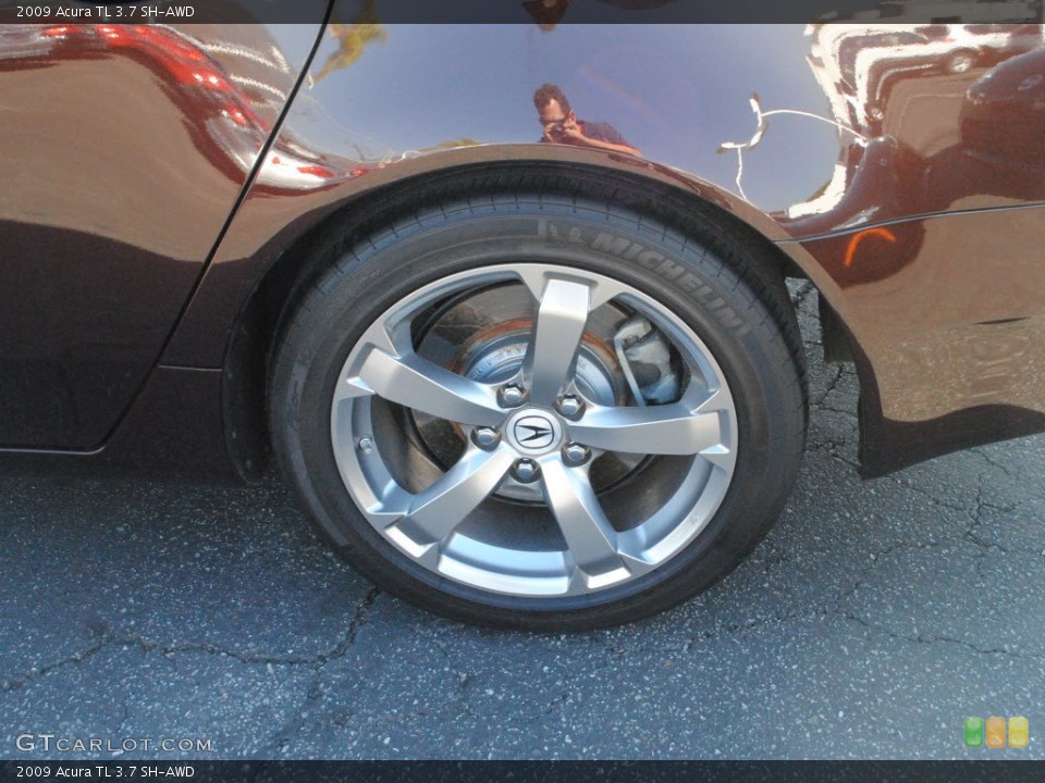 2009 Acura TL 3.7 SH-AWD Wheel and Tire Photo #73815239