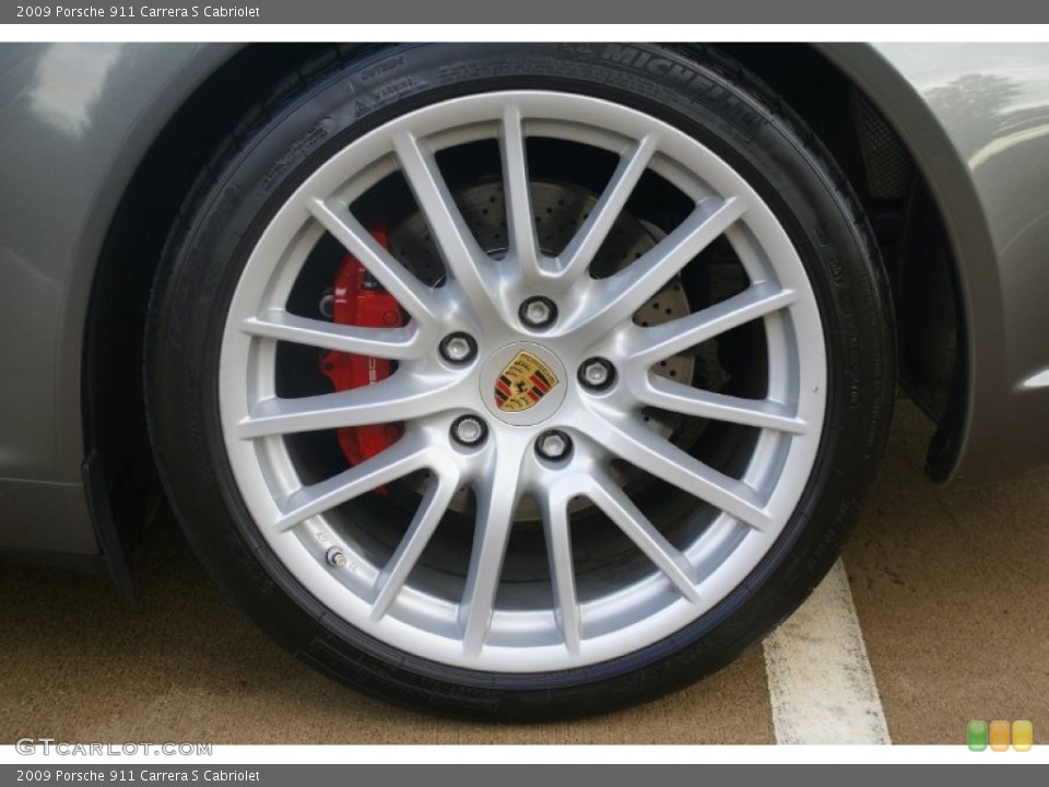 2009 Porsche 911 Carrera S Cabriolet Wheel and Tire Photo #73818459