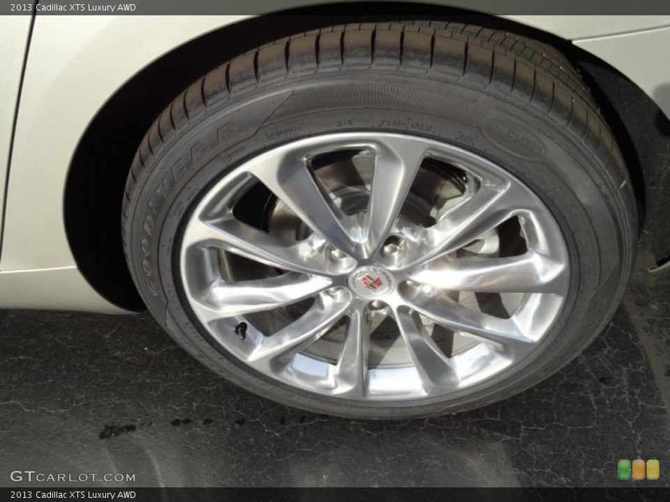 2013 Cadillac XTS Luxury AWD Wheel and Tire Photo #73823036