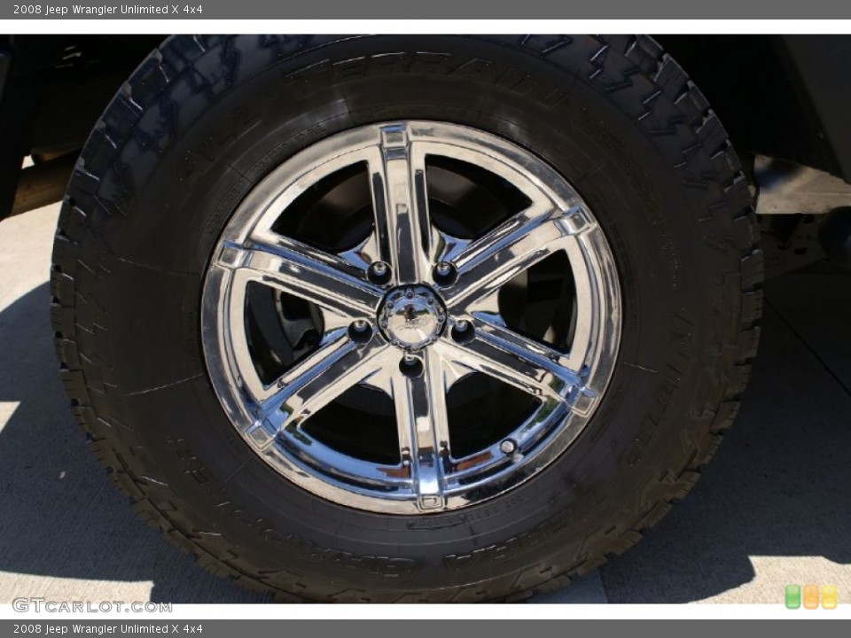 2008 Jeep Wrangler Unlimited Custom Wheel and Tire Photo #73823744