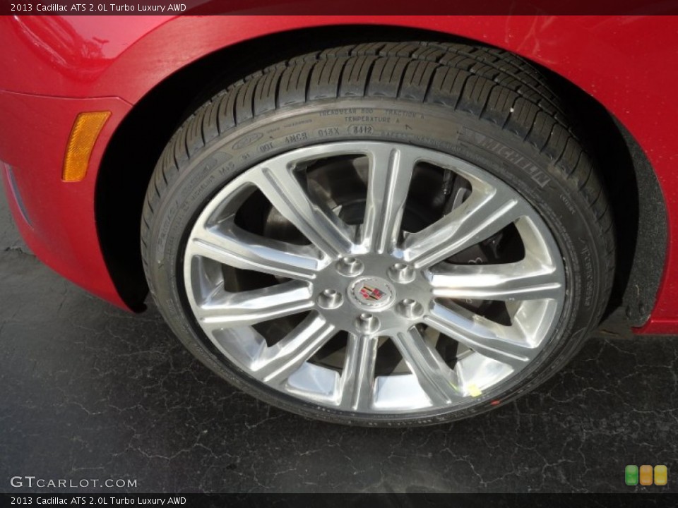 2013 Cadillac ATS 2.0L Turbo Luxury AWD Wheel and Tire Photo #73823811