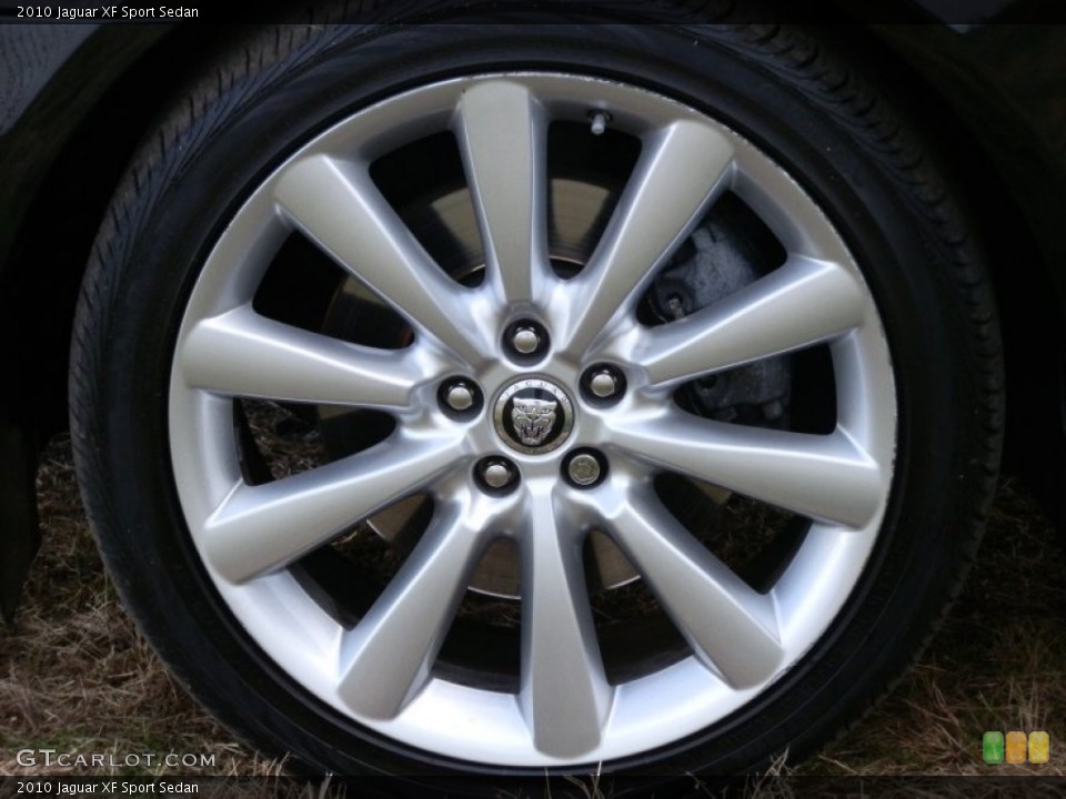 2010 Jaguar XF Sport Sedan Wheel and Tire Photo #73827505