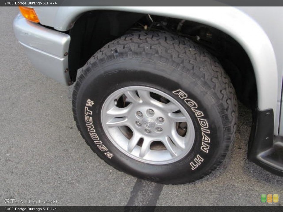 2003 Dodge Durango SLT 4x4 Wheel and Tire Photo #73829534