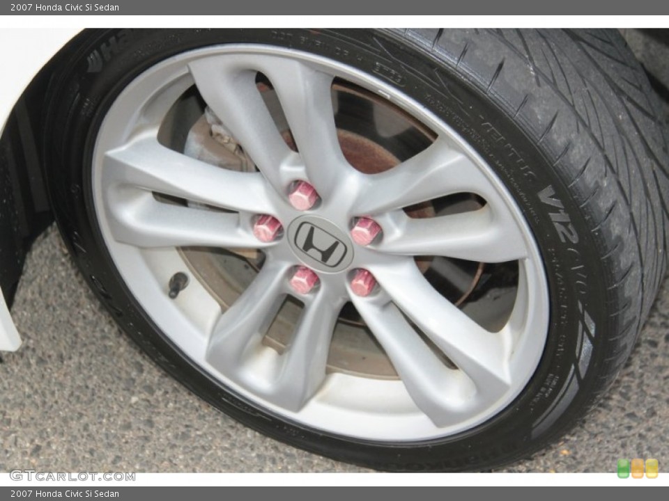 2007 Honda Civic Si Sedan Wheel and Tire Photo #73830740