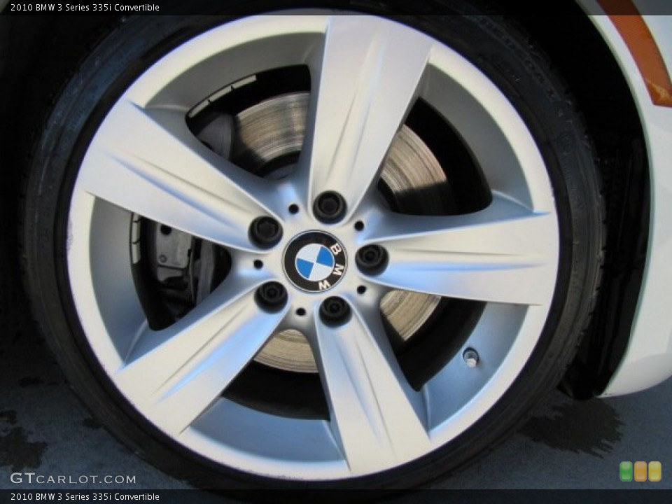 2010 BMW 3 Series 335i Convertible Wheel and Tire Photo #73843223