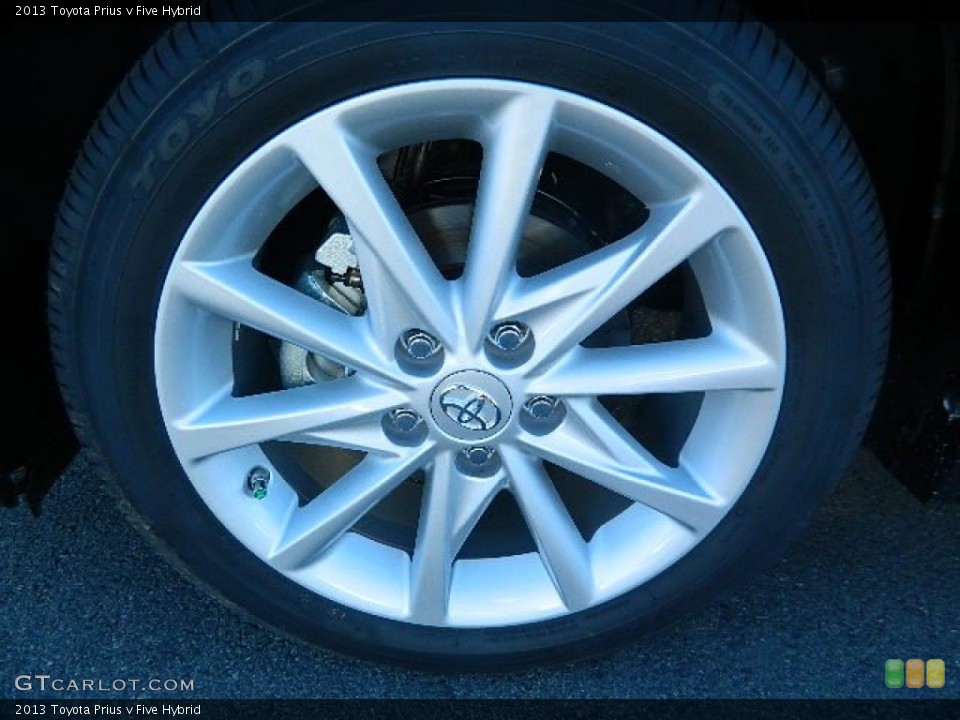 2013 Toyota Prius v Five Hybrid Wheel and Tire Photo #73847165
