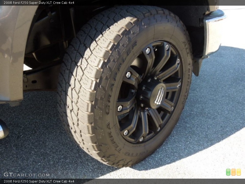 2008 Ford F250 Super Duty Custom Wheel and Tire Photo #73847966
