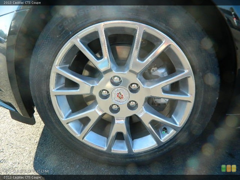 2013 Cadillac CTS Coupe Wheel and Tire Photo #73849249