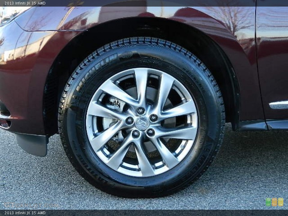 2013 Infiniti JX 35 AWD Wheel and Tire Photo #73852127