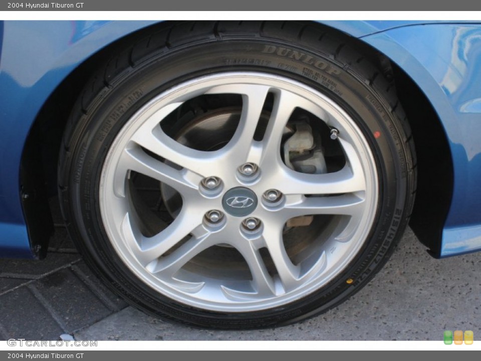 2004 Hyundai Tiburon GT Wheel and Tire Photo #73860695