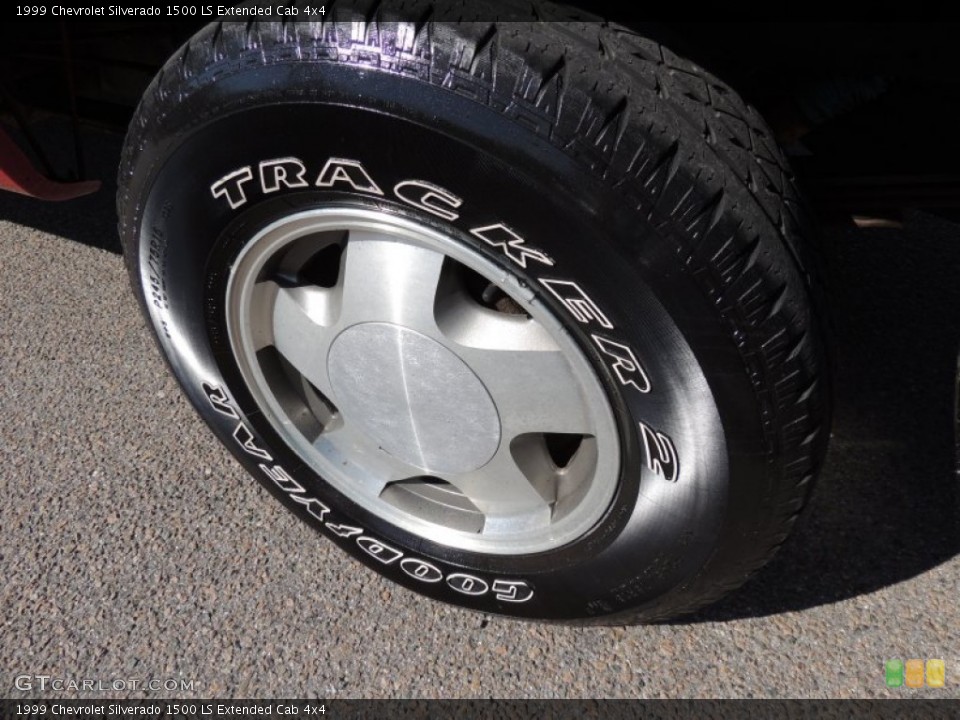 1999 Chevrolet Silverado 1500 LS Extended Cab 4x4 Wheel and Tire Photo #73862090