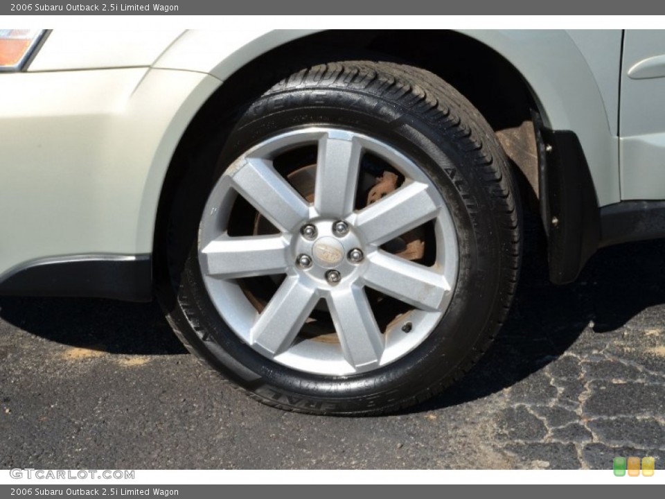 2006 Subaru Outback 2.5i Limited Wagon Wheel and Tire Photo #73864544