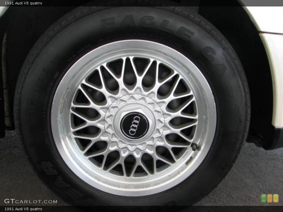 1991 Audi V8 quattro Wheel and Tire Photo #7386493
