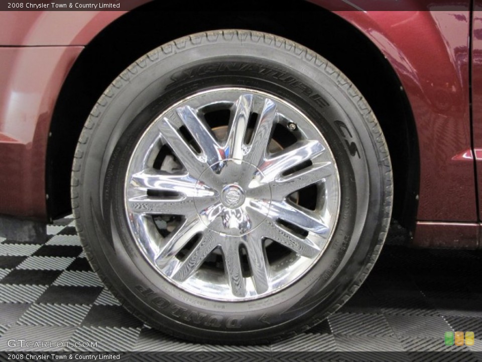 2008 Chrysler Town & Country Limited Wheel and Tire Photo #73865927